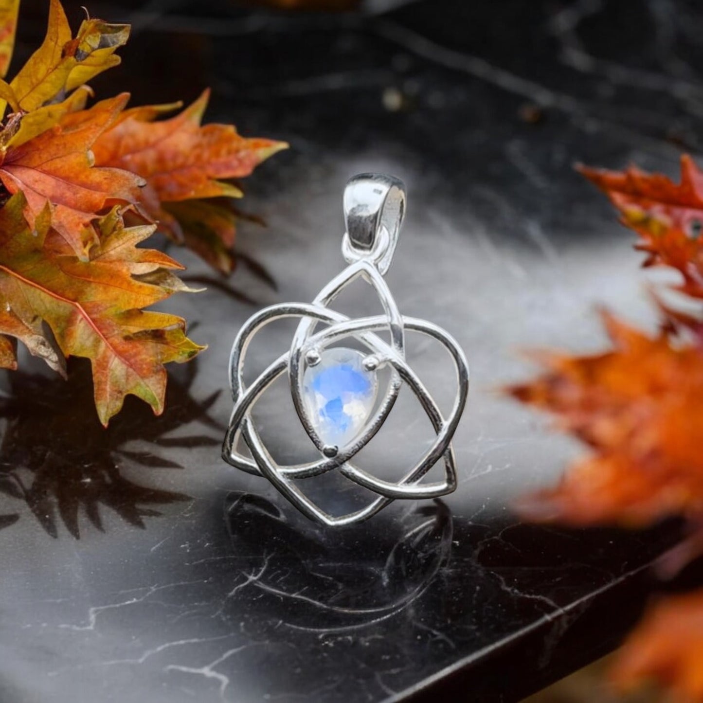 Moonstone Teardrop Pendant