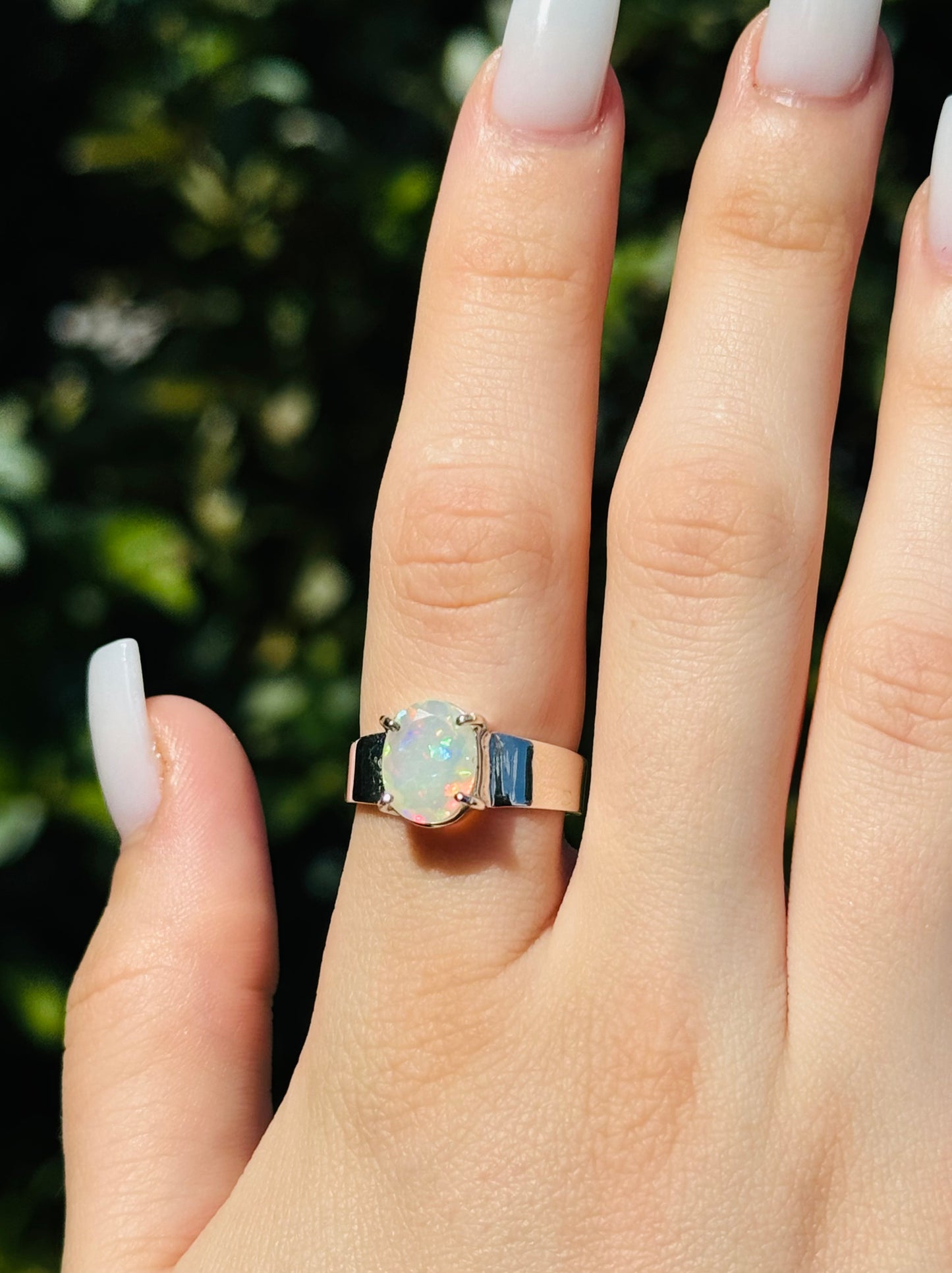 Ethiopian Opal Oval Ring