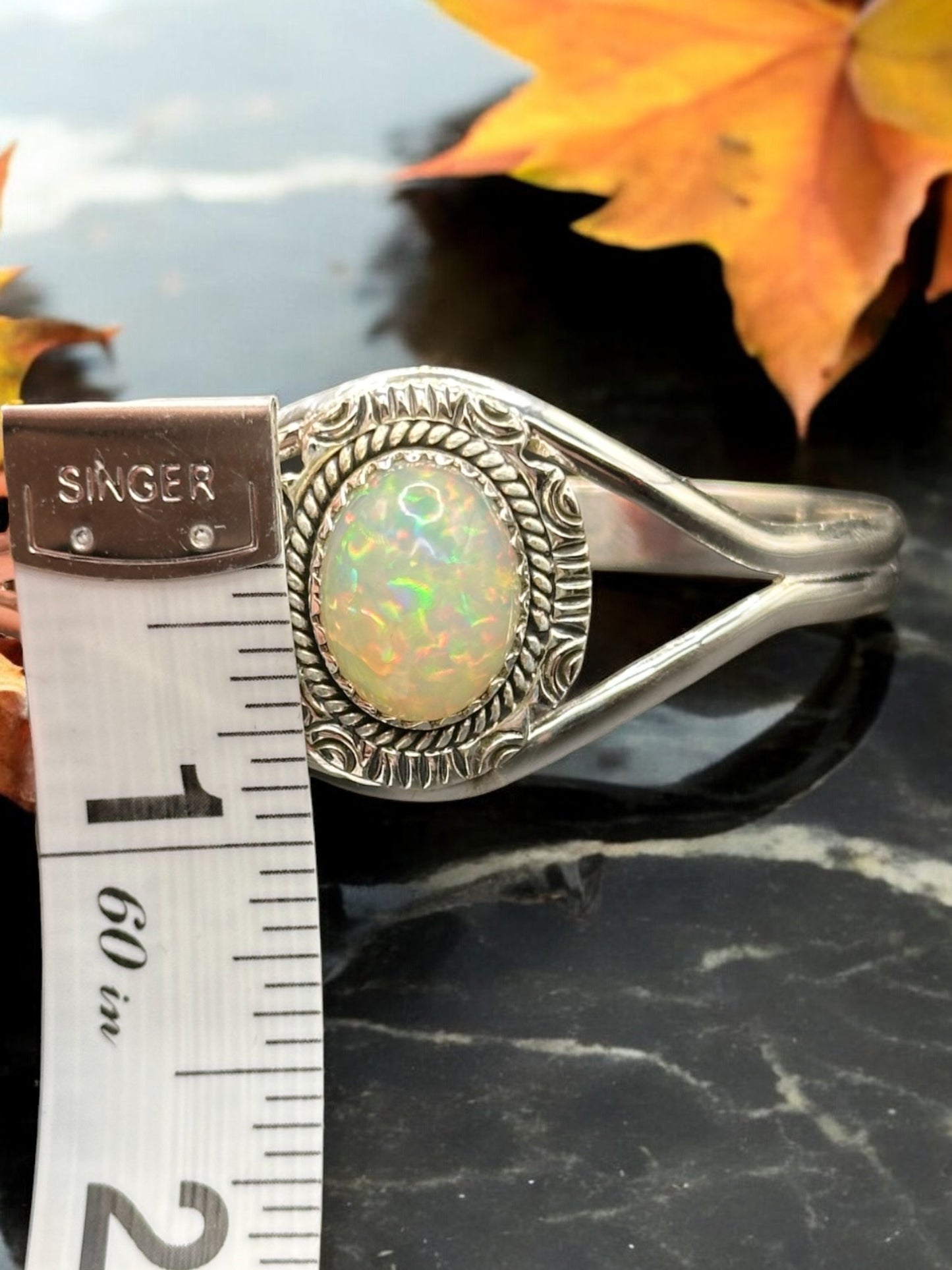 Ethiopian Opal Cuff